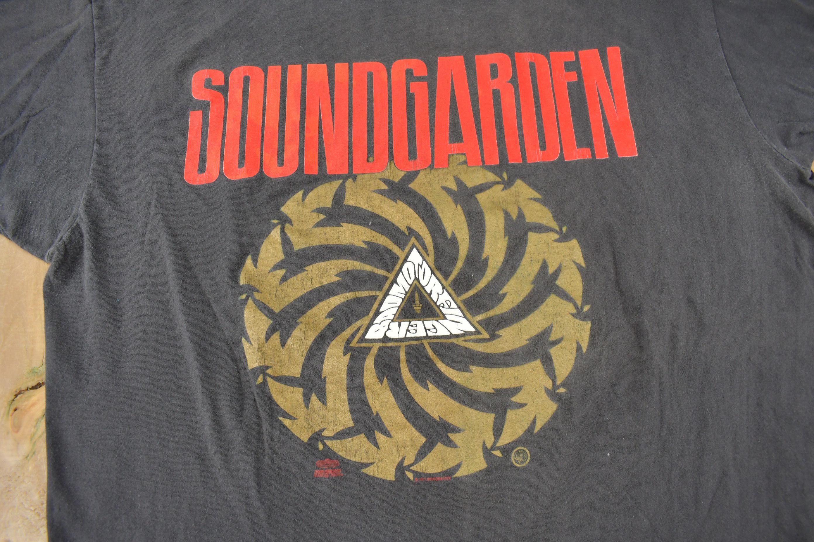 Vintage 1991 Soundgarden Bad Motorfinger Band T-shirt