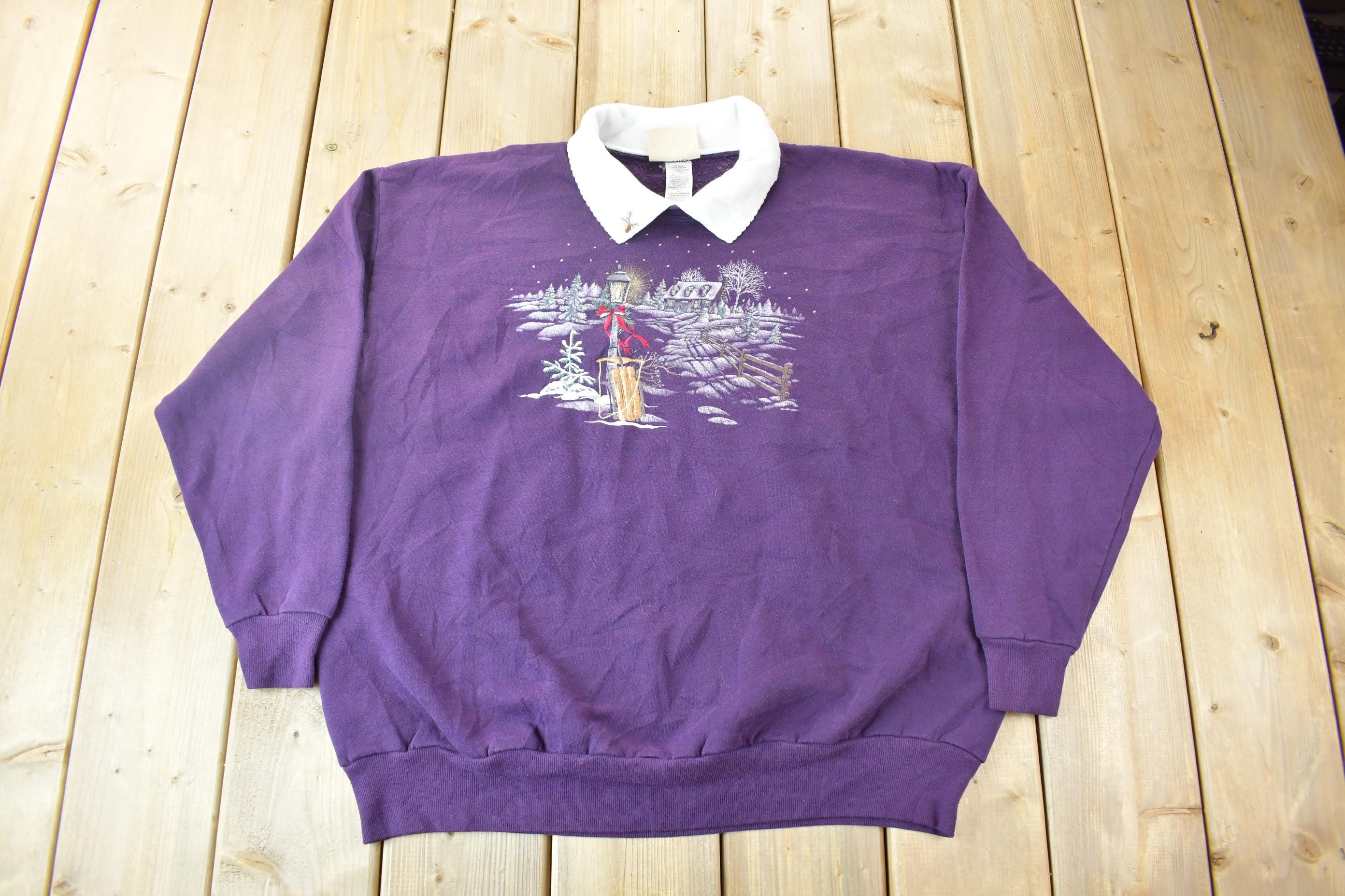 Vintage 1990s Cute Winter Theme Sweater