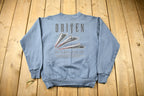 Vintage 1990s Jesus Driven Nails Crewneck Sweatshirt Religious Bible Verse