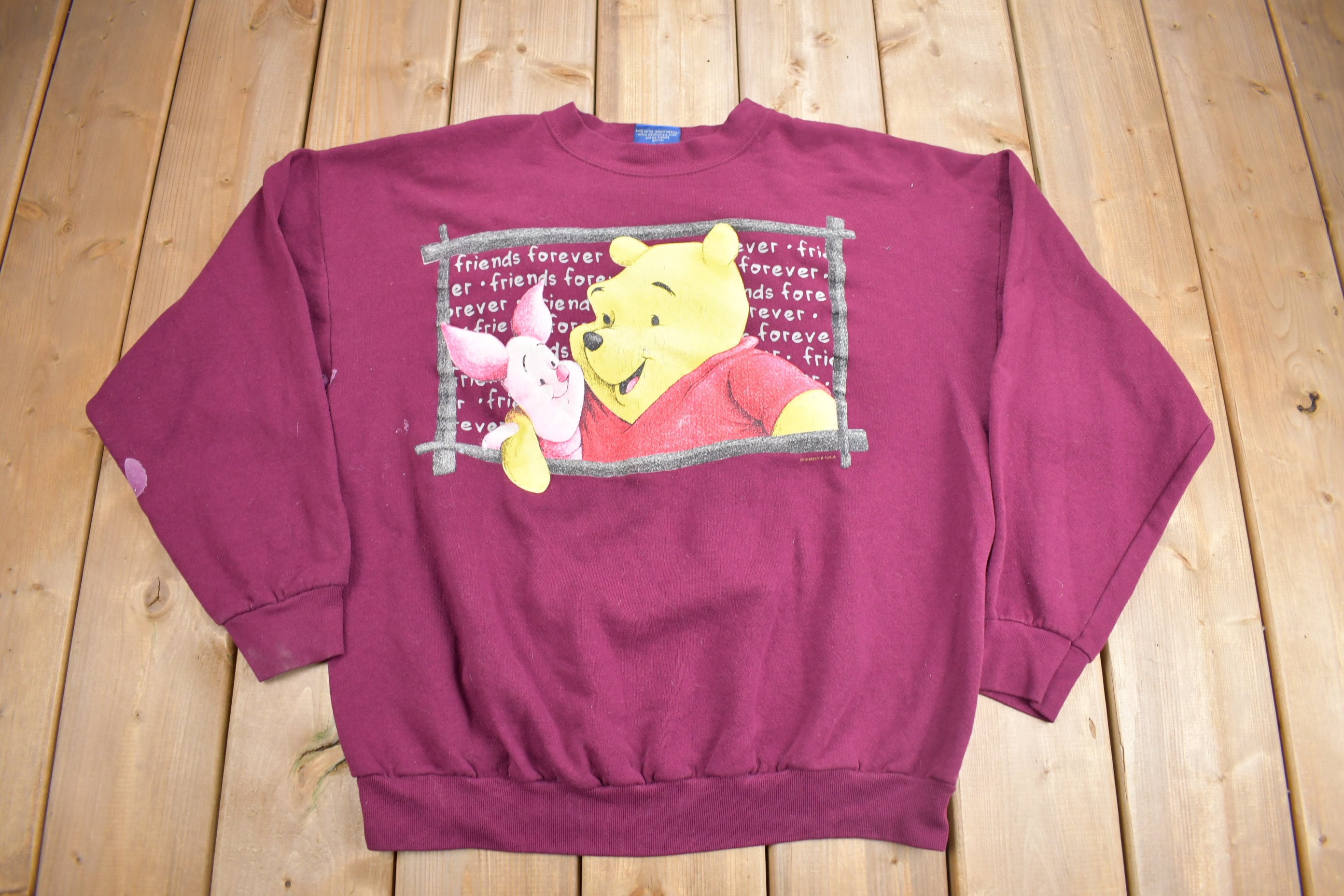 Vintage 1990s Winnie The Pooh Disney Graphic Crewneck