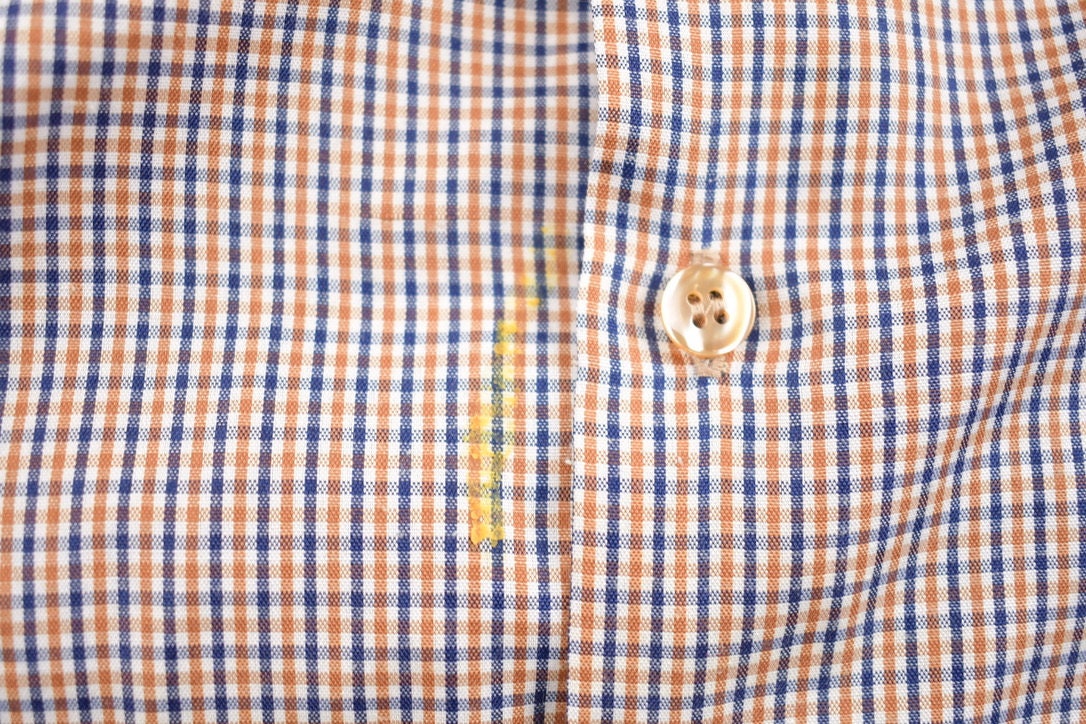 Vintage 1990s Alex Check Plaid Pattern Button Up Shirt