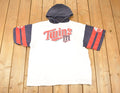 Vintage 1990s Apex One Minnesota Twins Hooded MLB T-Shirt Men's XL