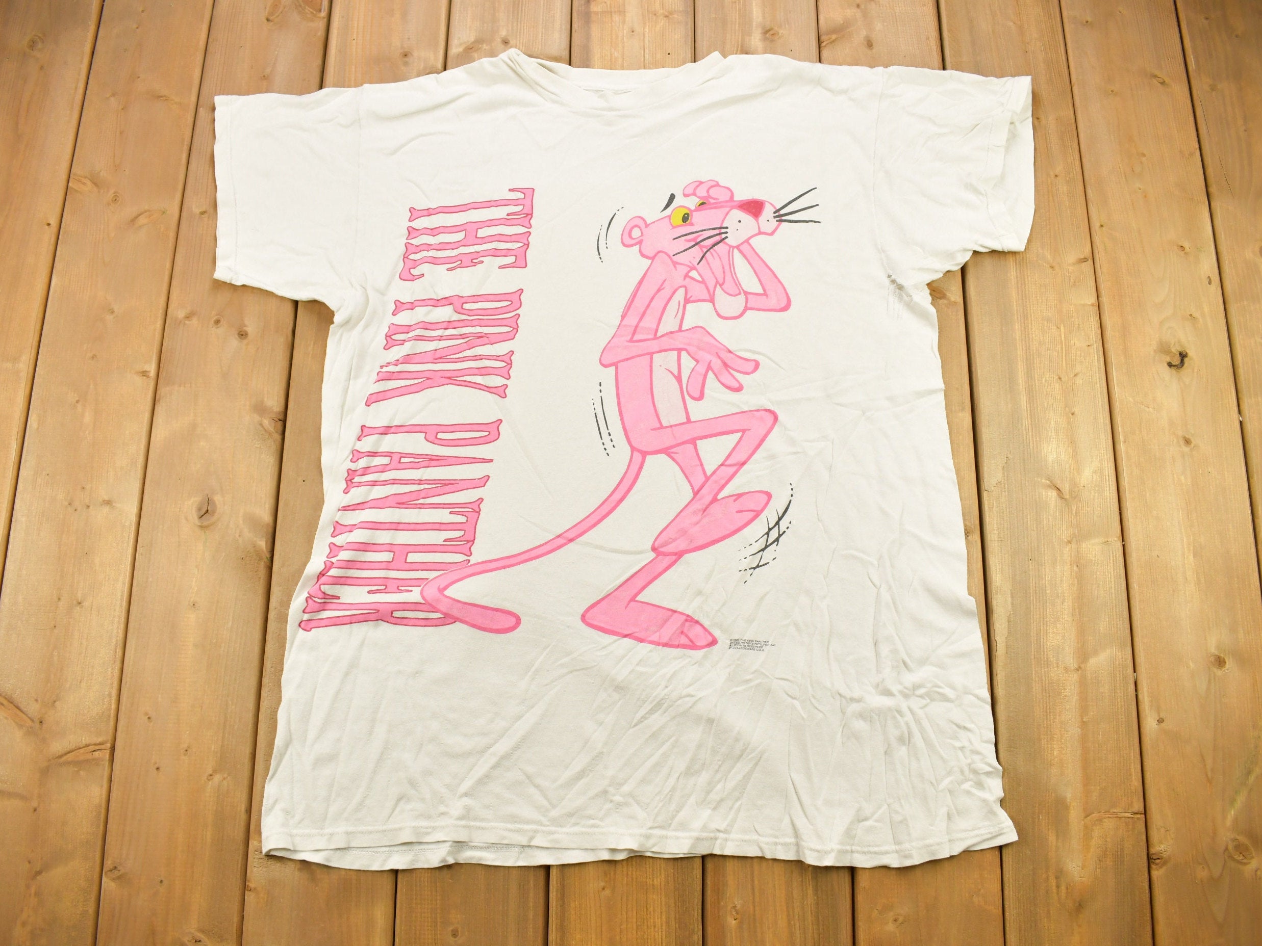 Vintage 1998 The Pink Panther Cartoon Promo T-Shirt