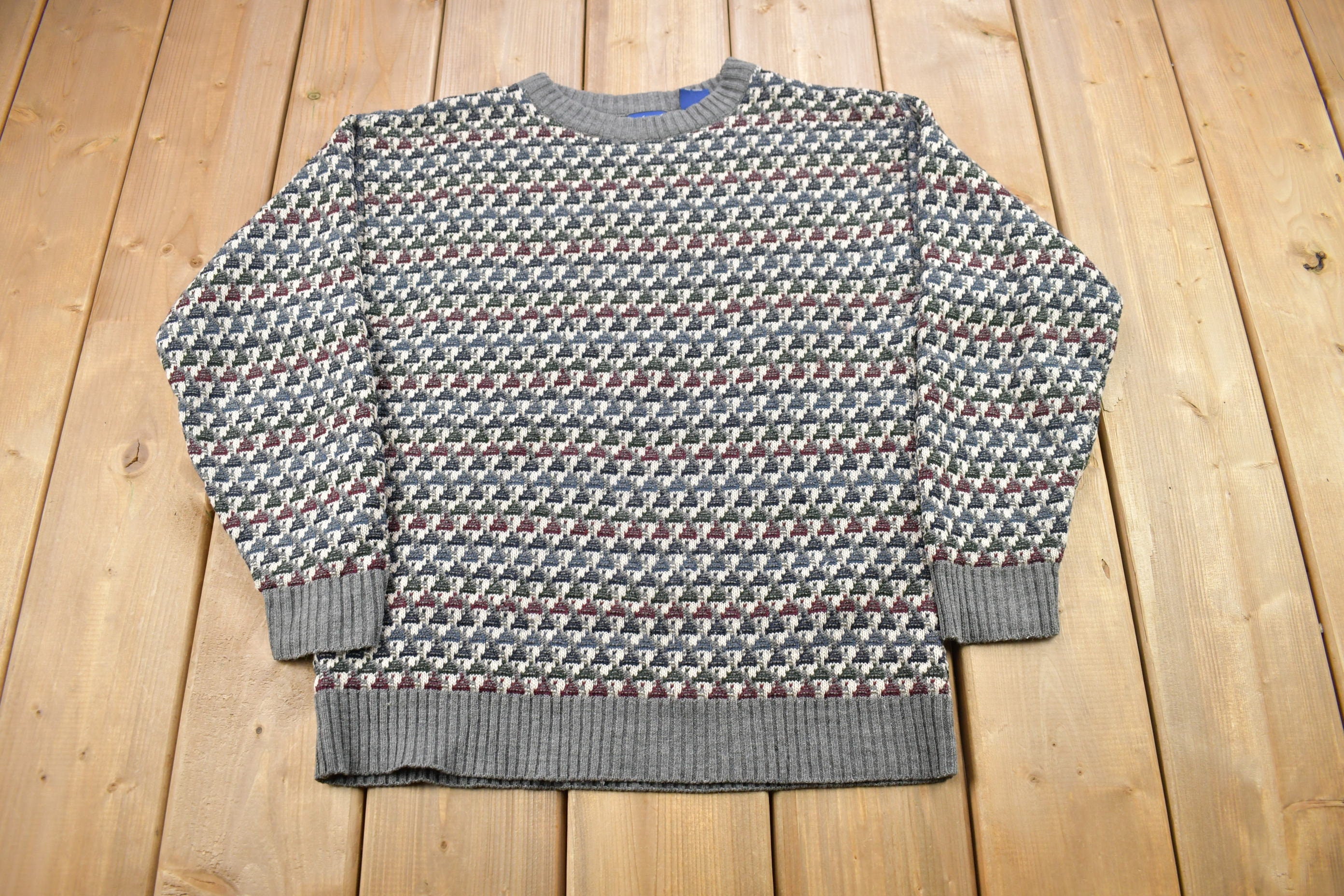 Vintage 1990s Lifestyle Munsingwear Knitted Crewneck Sweater