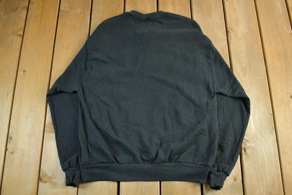 Vintage 1990s Wolf Nature Crewneck Sweatshirt Men's M-L