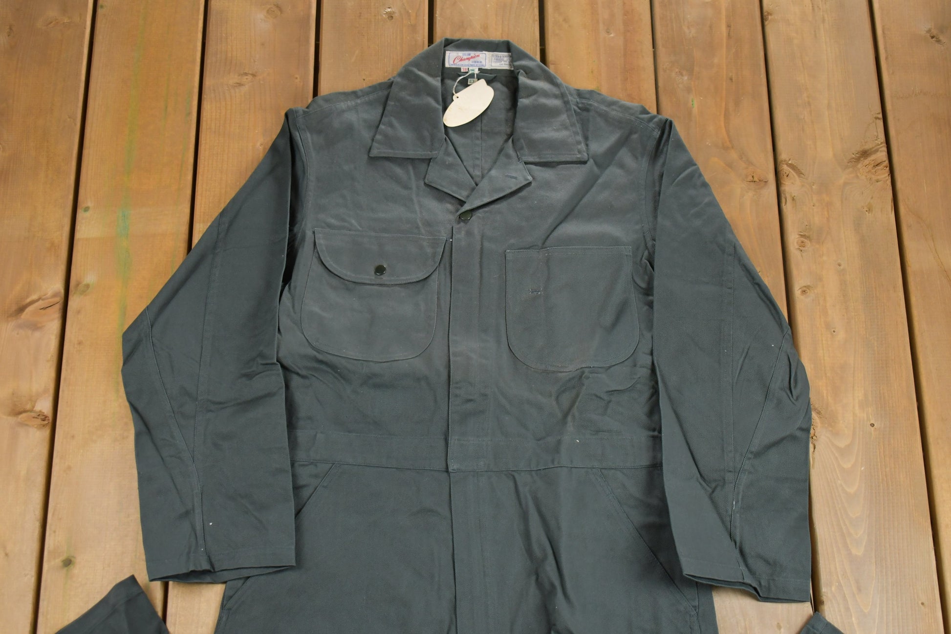 Deadstock Vintage 1960s Champion Coverall Jumpsuit Size 38 x 29