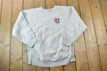 Vintage 1990s University Cottage Club Cross Grain Collegiate Crewneck  Embroidered  NCAA Sweatshirt  Sportswear  Americana