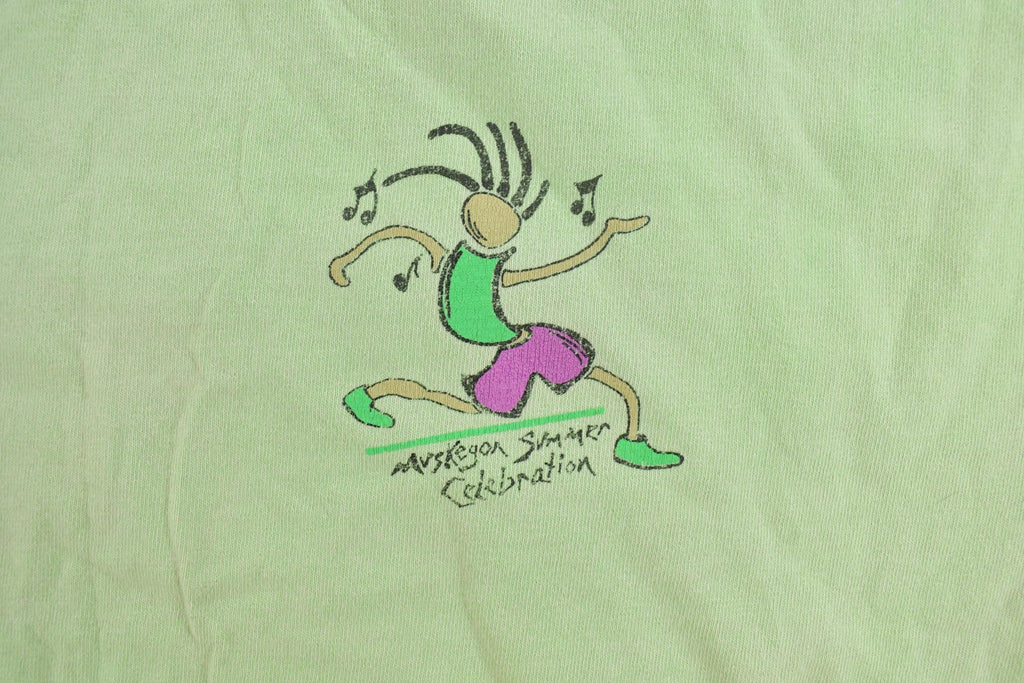 Vintage 1990s Summer Celebration Dancing Souvenir T-Shirt