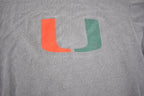 Vintage 1990s University Of Miami Hurricanes Collegiate Graphic T-Shirt Size XL