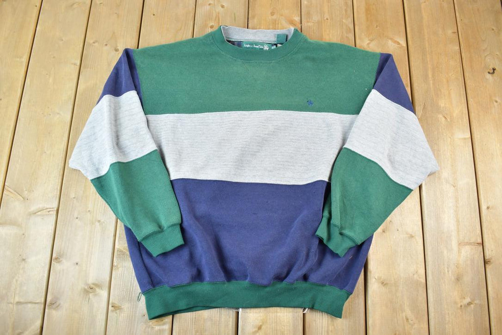 Vintage 1990s Knights Of Round Table Colour Block Crewneck Sweatshirt