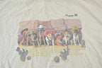 Vintage 1990s Albuquerque NM Cowboy Dogs Graphic T-Shirt