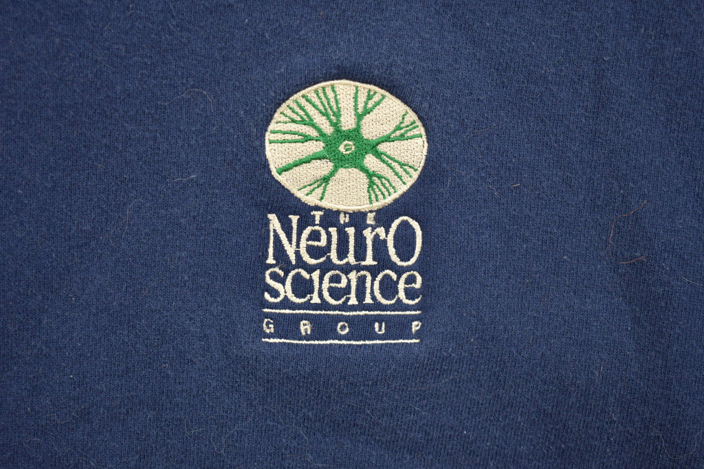 Vintage 1990s Neuro Science Group Graphic Service Crewneck Sweatshirt