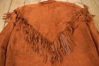 Vintage 1990s Genuine Leather Suede Fringe Jacket