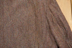 Vintage 1980s Di Benedetto Harris Tweed Houndstooth Wool Two Button Blazer Jacket