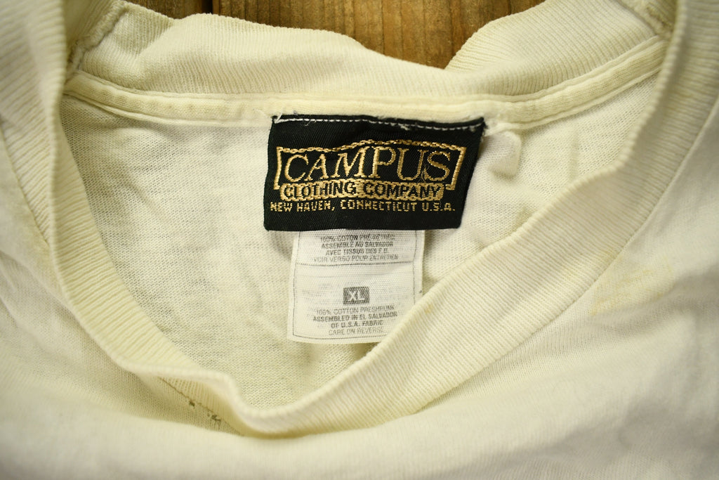 Vintage 1990s The Triumph Of Love Yale Repertory Theatre T-Shirt  Single Stitch  Americana  Yale University  Distressed