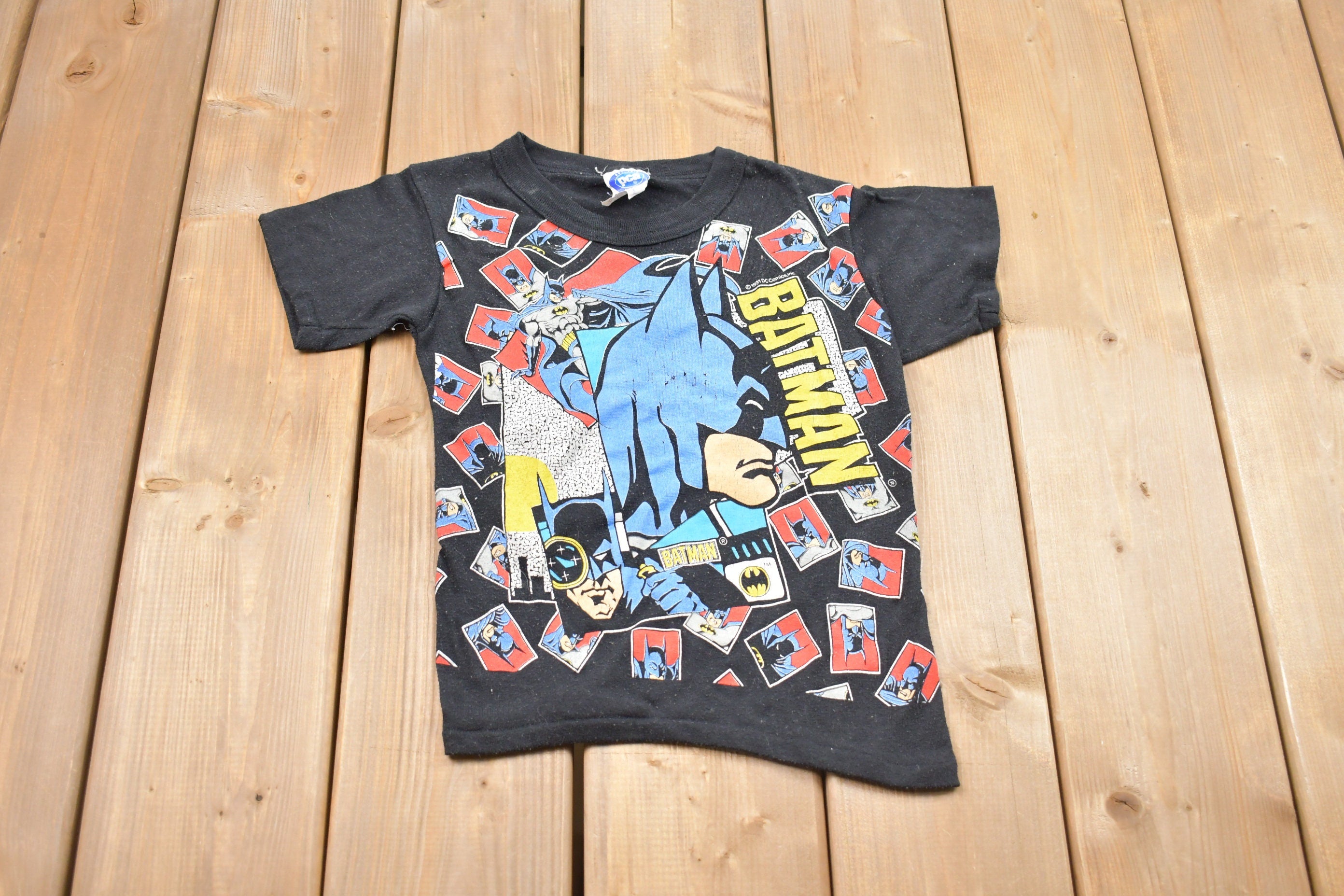 Vintage Toddler Size 1991 Batman Graphic T-Shirt