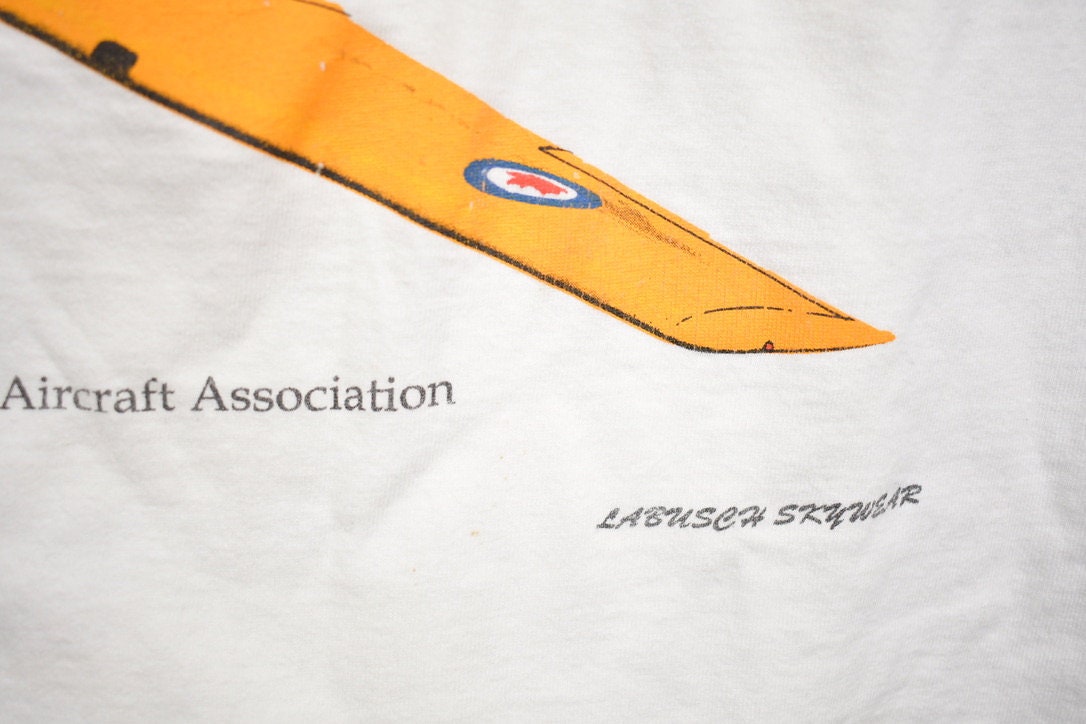 Vintage 1990s Canadian Harvard Aircraft Association T-Shirt