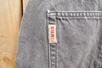 Vintage 1980s Gitano Grey Tapered Jeans Size 31 x 26.5