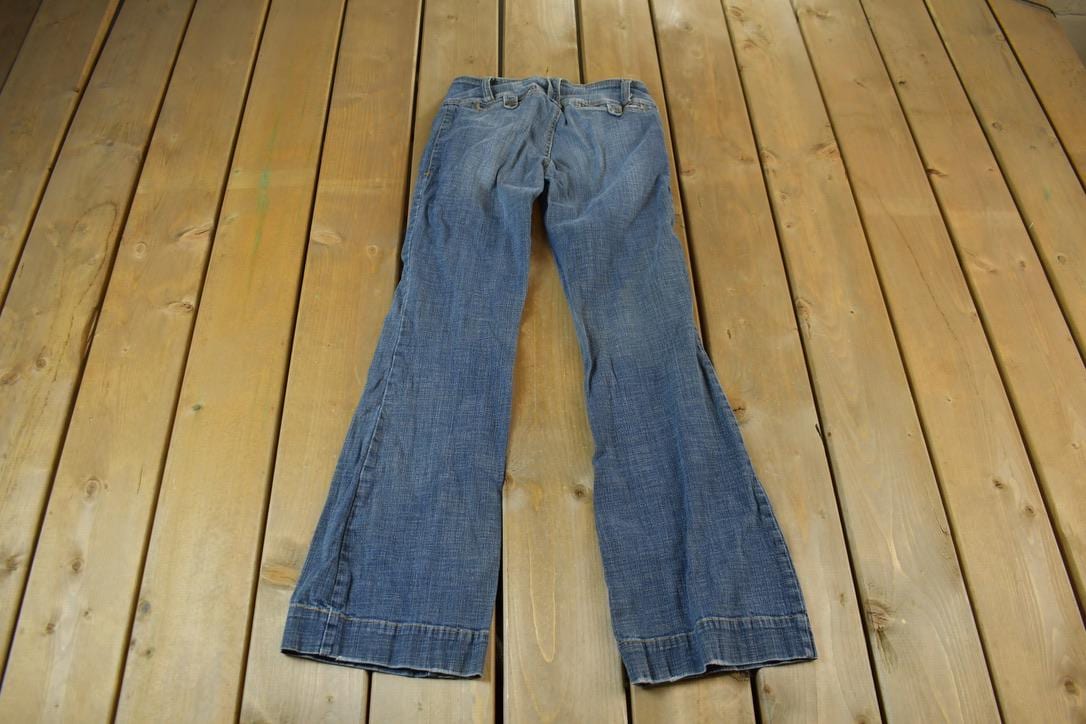 Vintage 2000s Hydraulic Low Waisted Boot Cut Denim Jeans Size 26 x 30