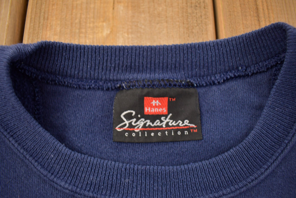 Vintage 1990s Hanes Signature Collection Blank Crewneck Sweatshirt