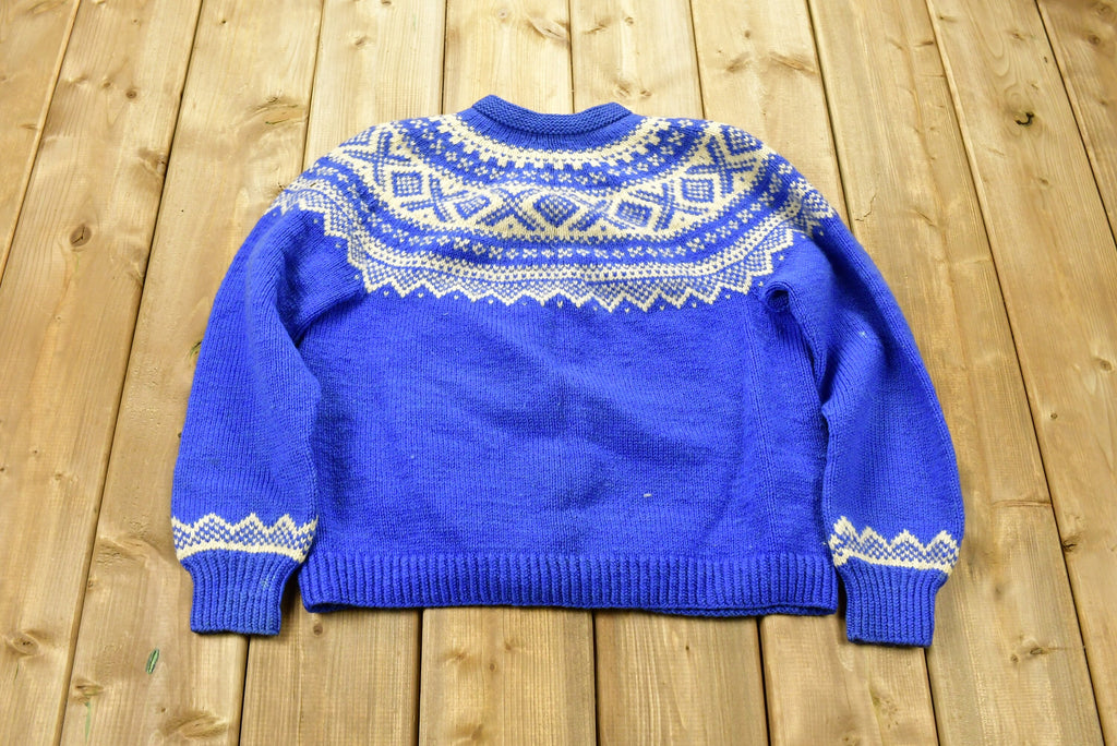 Vintage 1970s Knitted Button Down Sweater