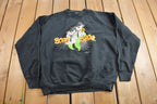 Vintage 1990s Halloween Pumpkin Theme Crewneck Sweatshirt