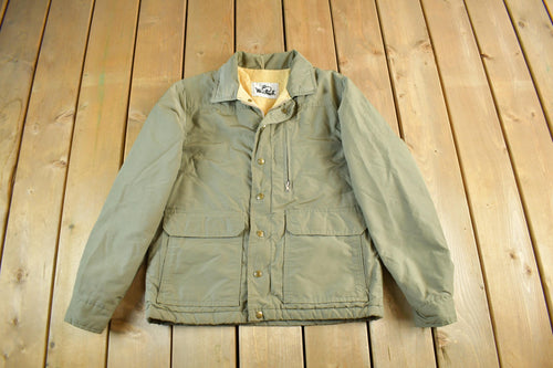 Vintage 1980s Woolrich Jacket Men's Medium/ Outdoors Hunting Jacket / 80s Woolrich / 2 Pocket Parka