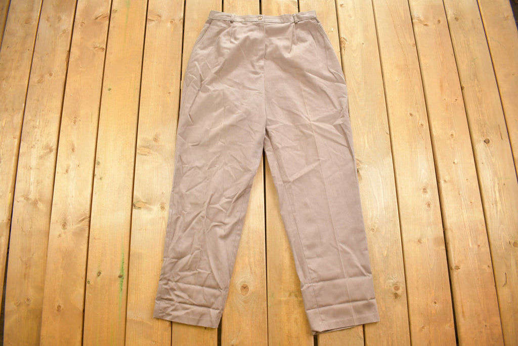 Vintage 1990's Natural Dimensions Pleated Pants 32 x 30