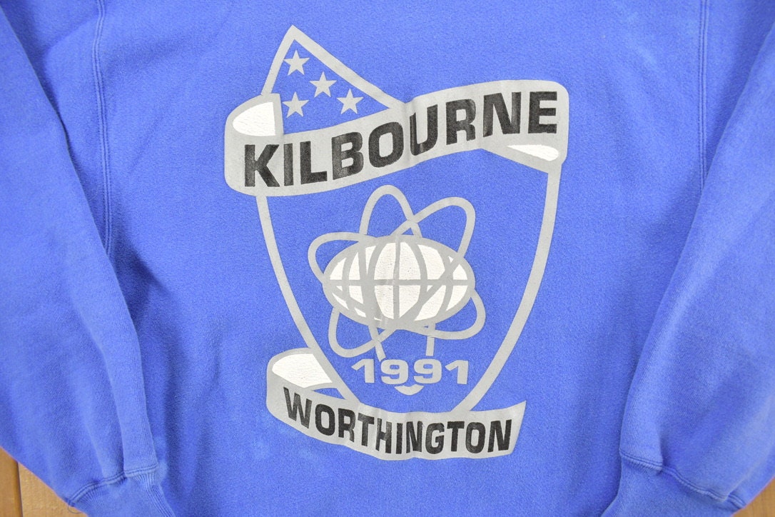 Vintage 1991 Kilbourne Worthington Soccer Champion Crewneck
