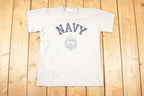Vintage 1990s Third Street Navy Souvenir Travel T-Shirt Men's S  Destination Shirt  90s Single Stitch Graphic Tee  Made in USA