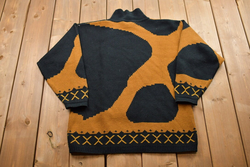 Vintage 1990s Michael Carrie Knitted Turtleneck Sweater