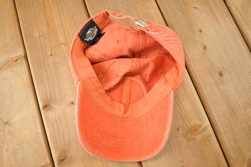 Vintage 1990s Harley Davidson Motorcycles Snapback Dad Hat  90's Embroidered Motorcycle Cap