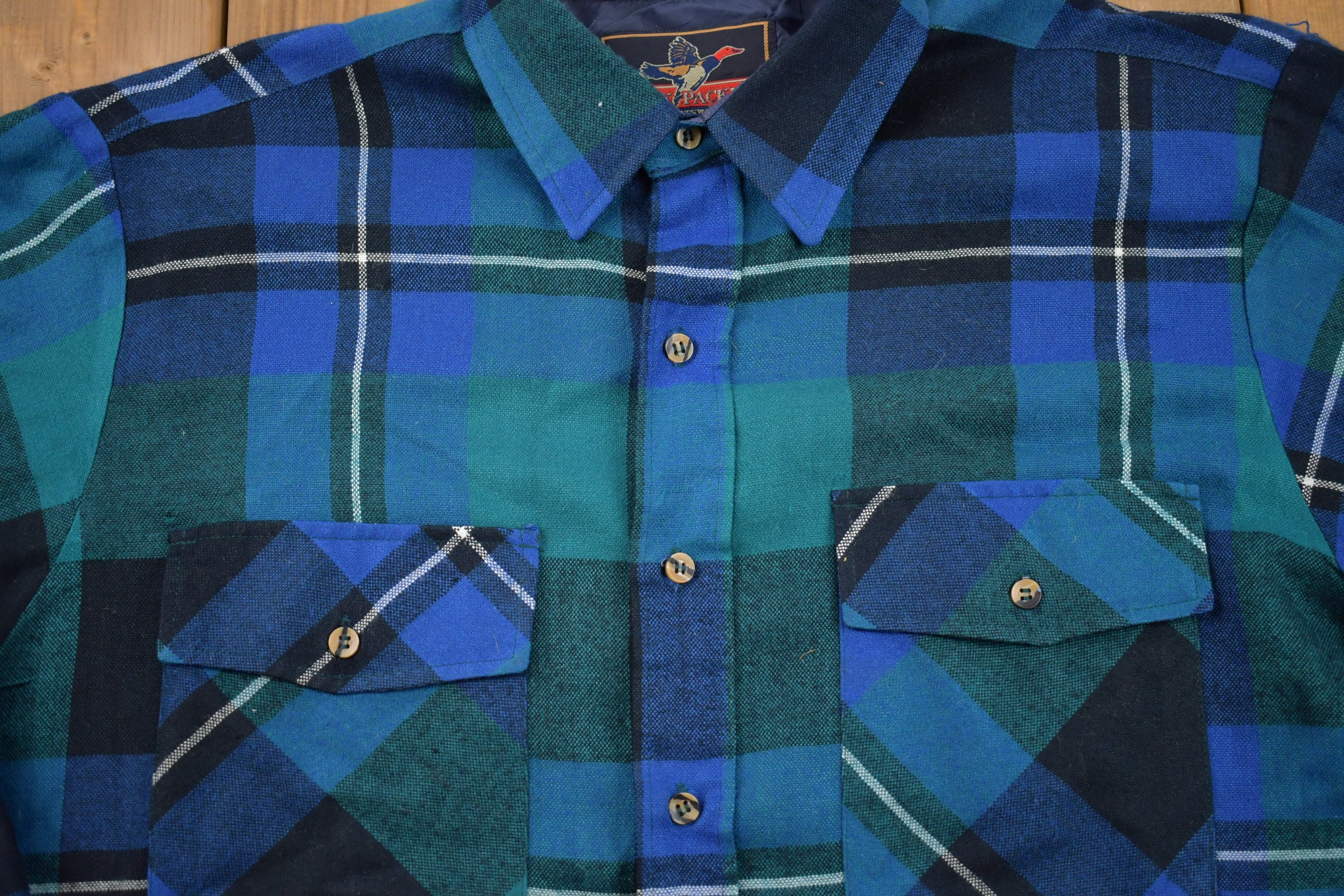 Vintage 90's Back Packer Button Up Shirt