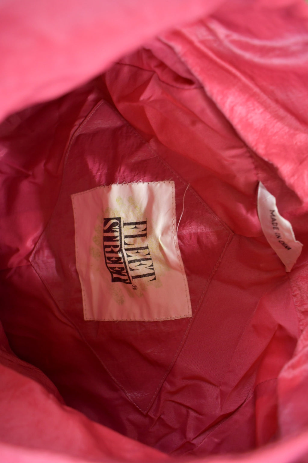 Vintage 1990s Fleet Street Pink Trench Coat