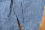Vintage 1990s Blue Button Up Shirt With Lapels