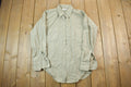 Vintage 1990s Blank Tan Button Up Shirt