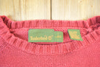 Vintage 1990s Timberland Heavy Cotton Mini Logo Knit Crewneck Sweater