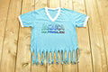 Vintage 1970s Jamaica No Problem Beaded T-Shirt