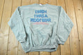 Vintage 1990s I Wish I Was A Teddy Bear Souvenir Crewneck Sweatshirt Made In USA  90s Crewneck  Souvenir Sweater  Streetwear  Travel