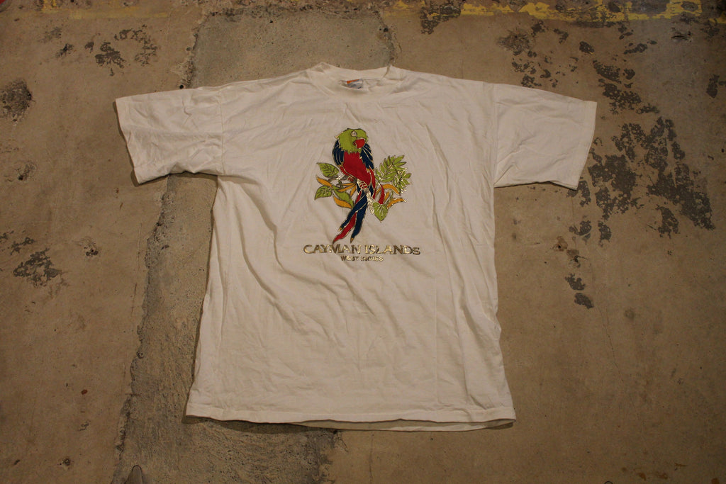 Vintage 1990s Cayman Islands Souvenir T Shirt