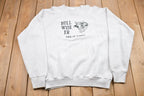 Vintage 1990s Bull Wiser King Of Steers Raglan Graphic Crewneck