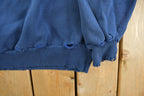 Vintage 1990s Distressed University Of Michigan Wolverines Collegiate Crewneck Sweatshirt Men's Large