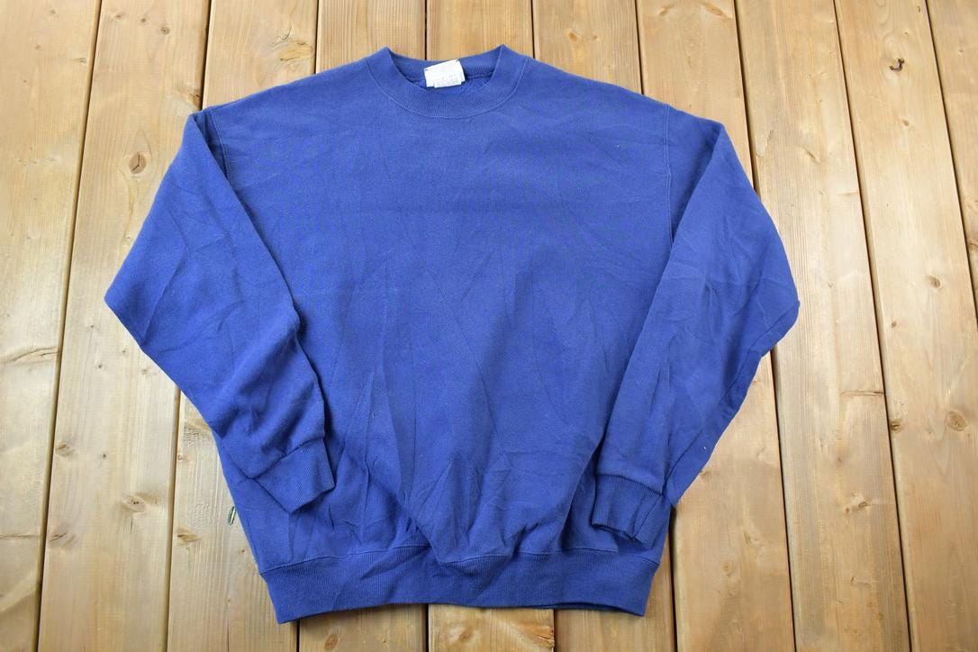 Vintage 1990s Lee Heavyweight Blank Crewneck Sweatshirt