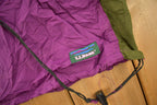 Vintage 1980s LL Bean Quarter Zip Anorak Ladies Windbreaker Jacket