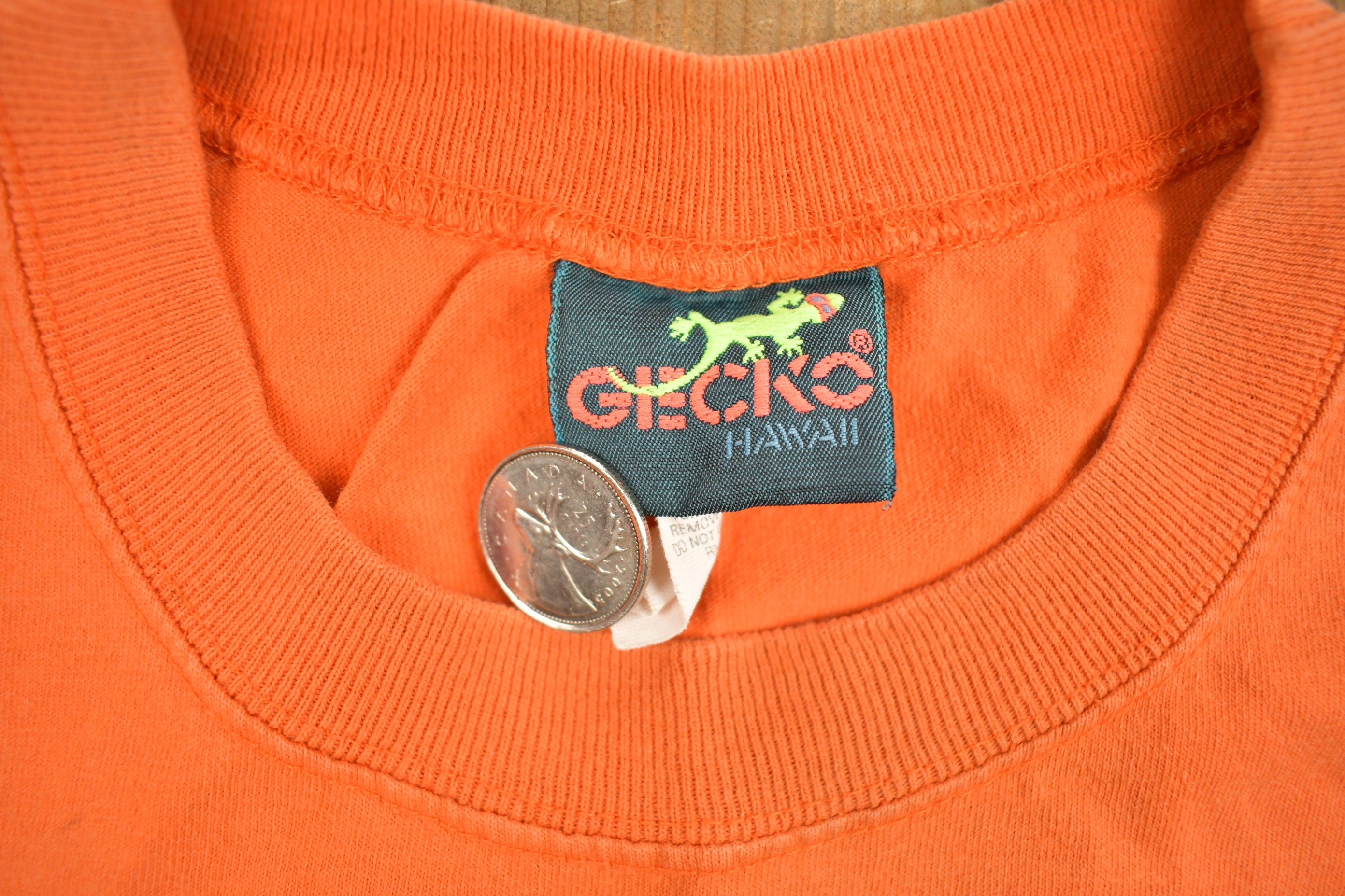 Vintage 1990s Souvenir Gecko Hawaii Tank Top