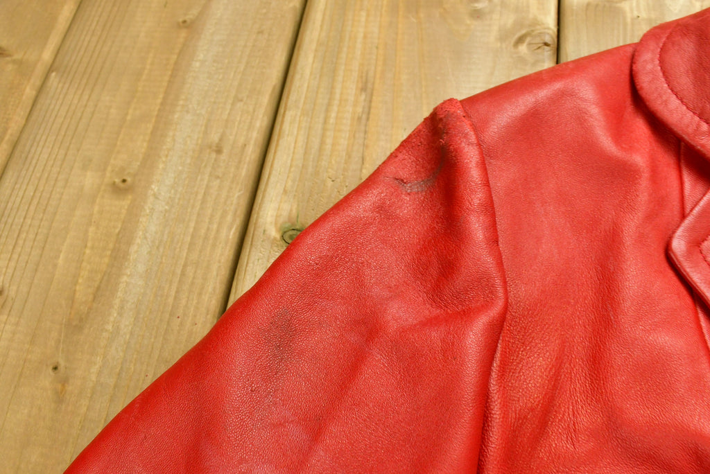 Vintage 1980s Cascadesport SA Full Length Leather Jacket
