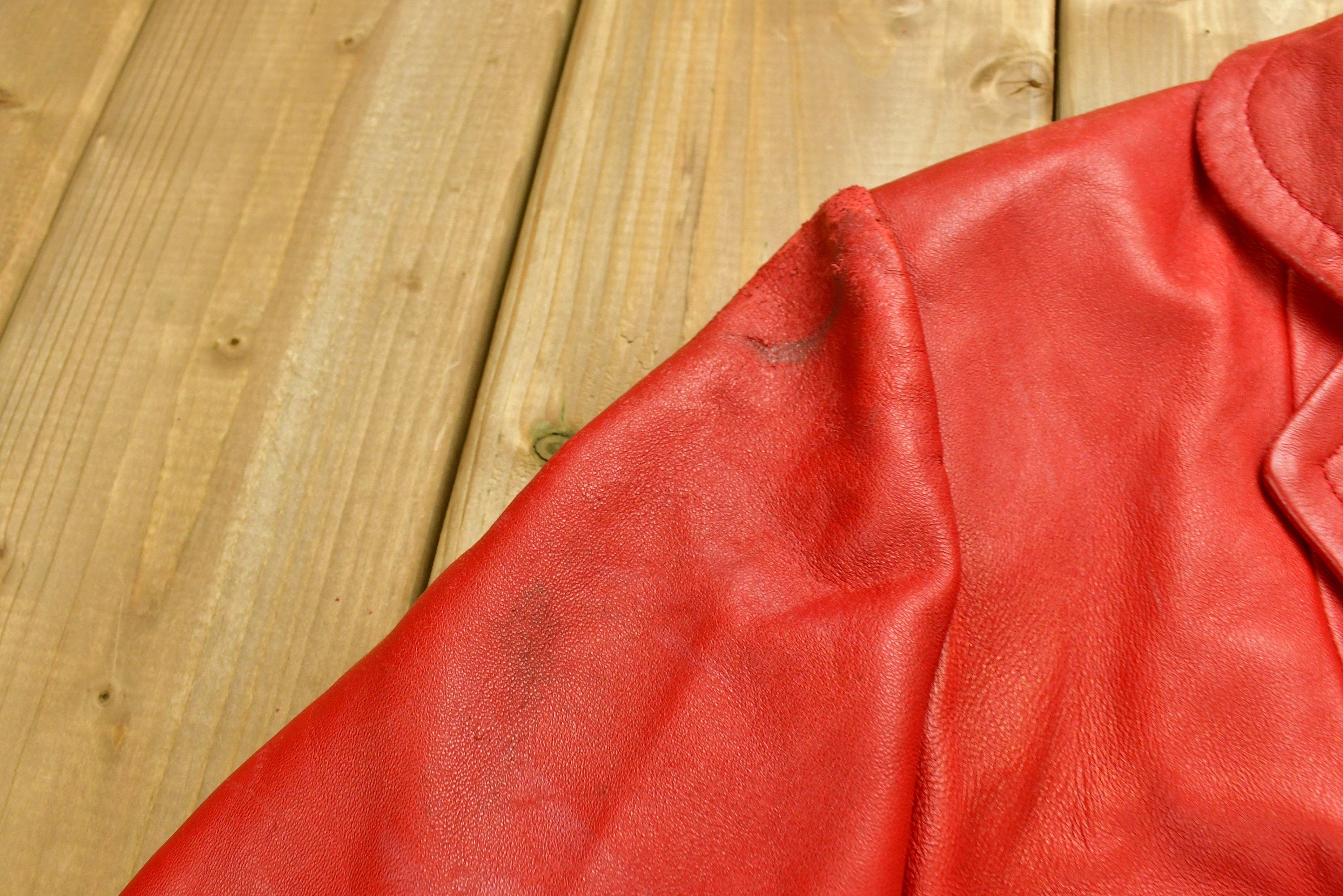 Vintage 1980s Cascadesport SA Full Length Leather Jacket