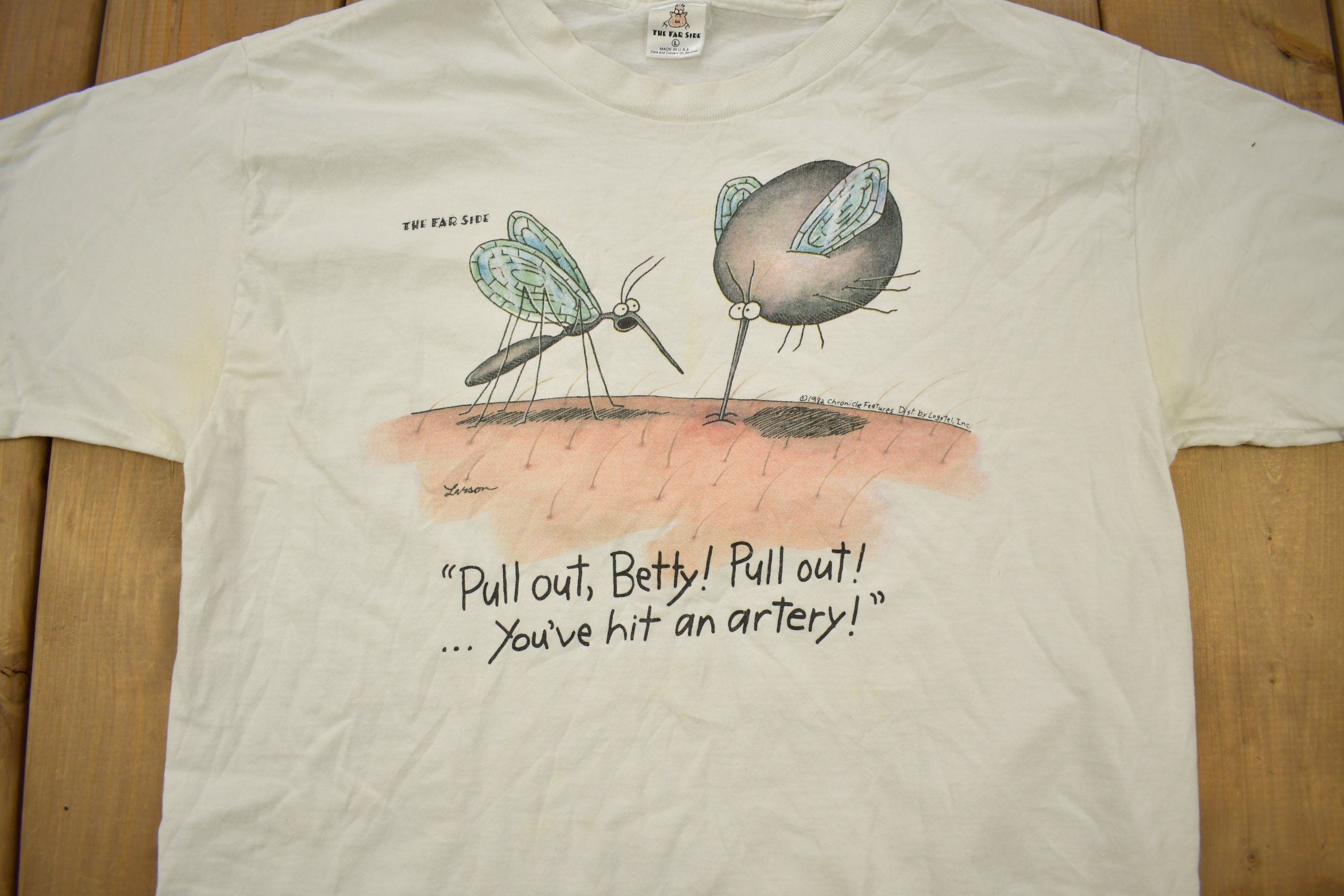 Vintage 1982 Mosquito Comic Graphic T Shirt