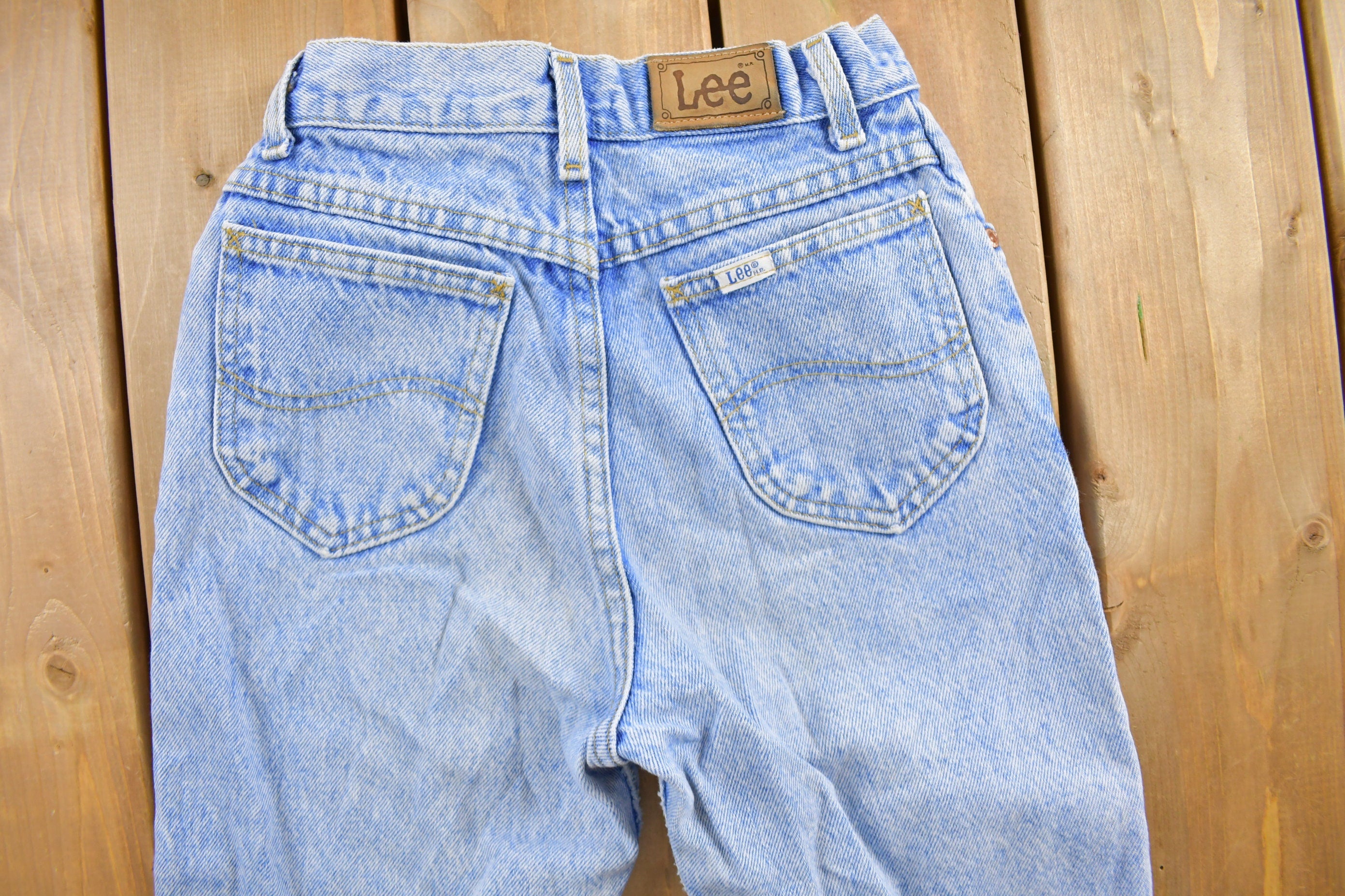 Vintage 1990s Lee Denim Slim Jeans Size 23 x 26