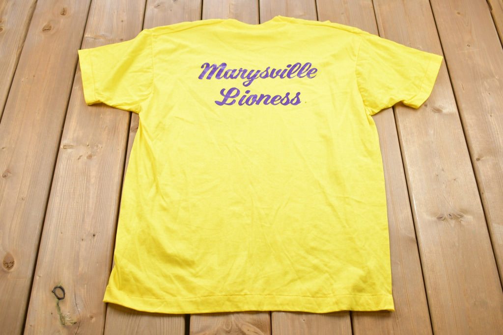 Vintage 1980s Lioness Club Graphic T-Shirt